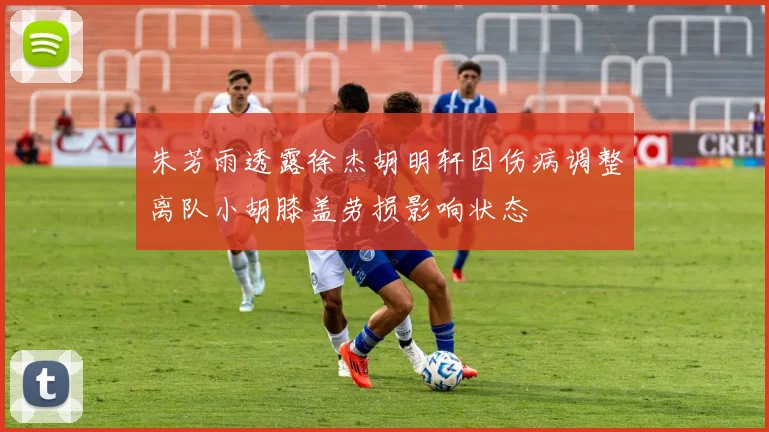 朱芳雨透露徐杰胡明轩因伤病调整离队小胡膝盖劳损影响状态